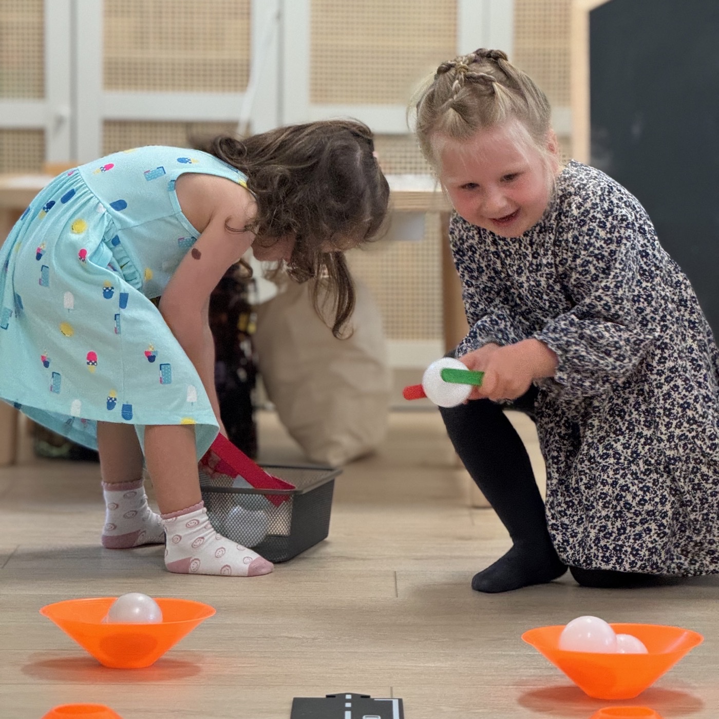 Children learning through movement and active play